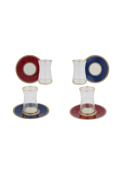 Lucky Art Lyeg117 Lucında Bone 6 Lı Çay Bardağı Seti Çok Renkli