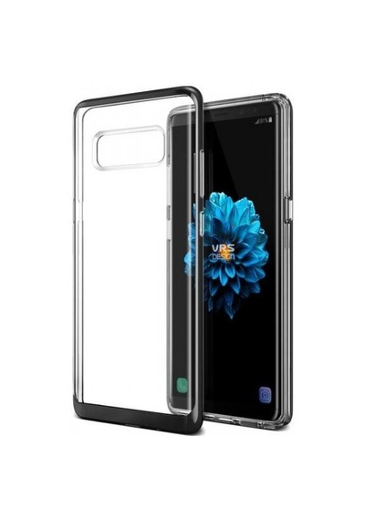 Vrs Galaxy Uyumlu Note 8 Crystal Bumper Kılıf Metallic Black