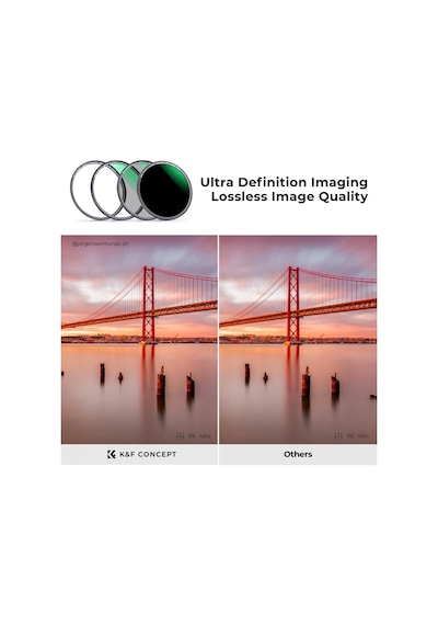 K&F Nano-X MRC ND1000 77 MM Magnetic Filtre Set - Nd1000 + Cpl + Uv + Çanta