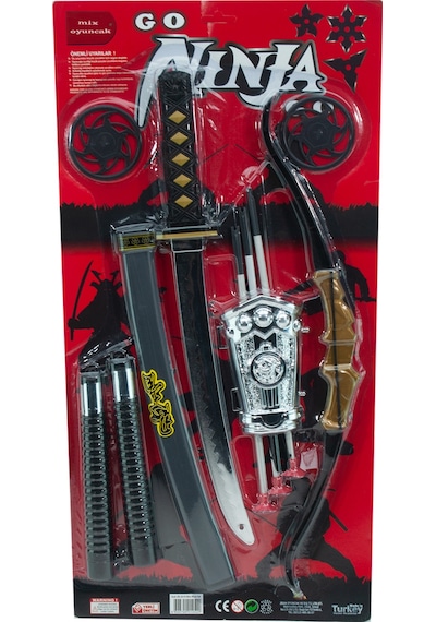 Oyuncak Ninja Kılıc Oyun Seti 9 Parça