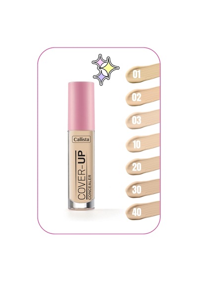 Callista Cover Up Concealer Yoğun Kapatıcı Göz Altı Kapatıcısı - 20 Sand