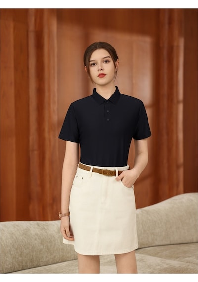 New Performance Premium Polo T-shirt 82% Nylon 18% Spandex Lacivert
