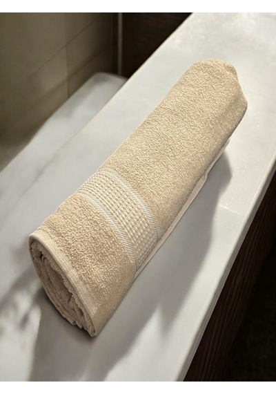 Büyük Boy Banyo Havlusu, Duş Havlusu, Tek Silgi 95 X 145cm Kahverengi