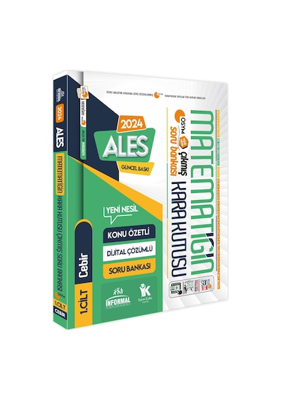 Ales Matematiğin Kara Kutusu 1.ve 2.cilt Konu Özetli D.çözüm