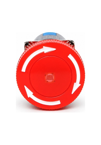 Acil Stop Butonu 16mm 1no/1nc Sy-11ts Bas-çevir 3 Pin