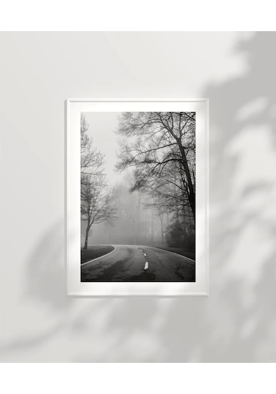 Çerçevesiz Poster Sisli Yolculuk