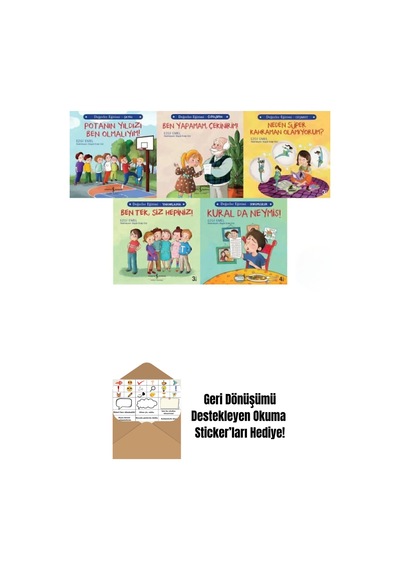 Değerler Eğitimi 5 Kitap Set + Okuma Sticker'ları