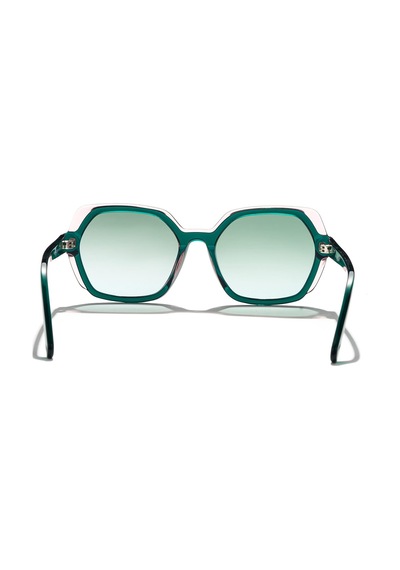 Zen Milano Eyewear Yd1190-c2 55 Kadın Güneş Gözlüğü Yeşil