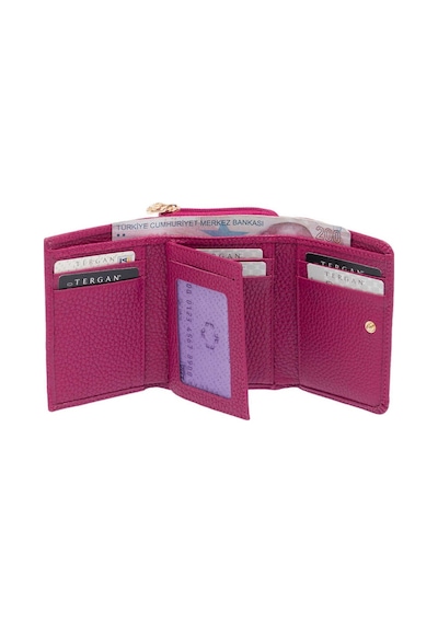 Tergan Pembe Deri Kadın Cüzdan - S1cb00005798-c42 Pembe