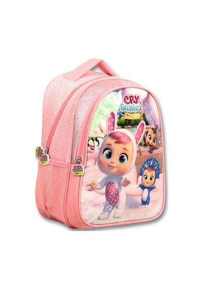 Cry Babies Tavşan Kulaklar Simli Açık Pembe Kız Çocuk İlkokul Sırt Çantası