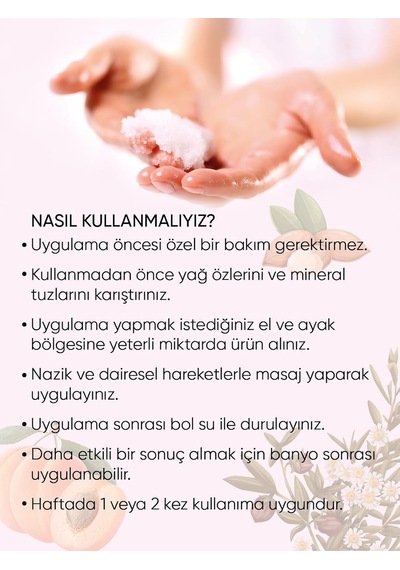El & Ayak Onarıcı Ve Besleyici Bakım Kremi 300 Gr Manikür Pedikür Peeling