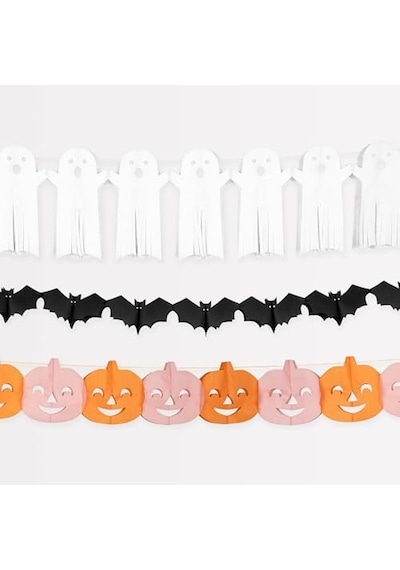 - Tissue Halloween Garlands - Cadılan Bayramı Asılan Süs 256