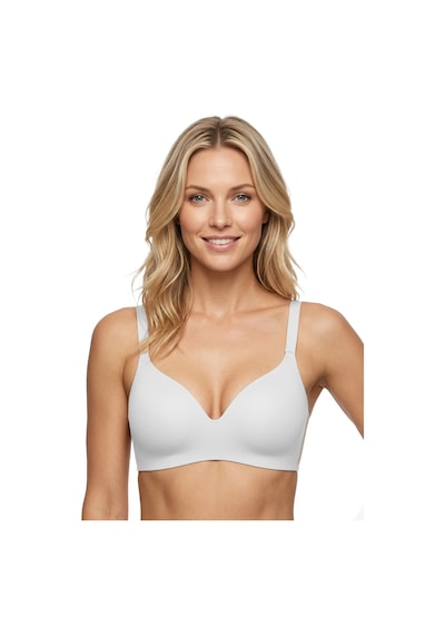 Cottonill Seamless Bra - Norea Beyaz Micro Balensiz Dolgusuz Kadın Sütyen -