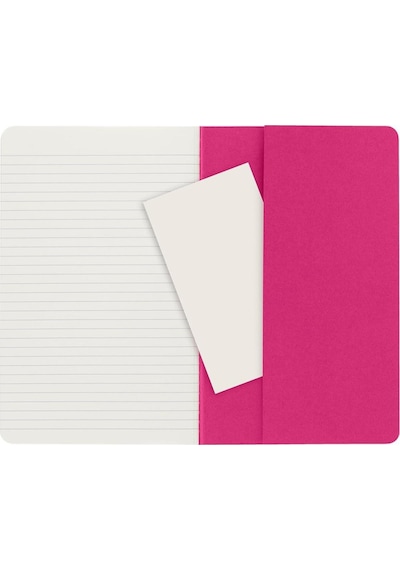 Moleskine Çizgili Cahier Not Defteri 3'lü Set L Boy Kinetik Pembe