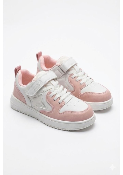 Fort Eldon Cool Rahat Hafif Anatomik Sneaker Kız Çocuk Ayakkabı Pudra