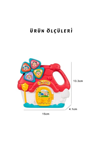 Eleven Markets Işıklı Ve Müzikli Ev Bebek Piyanosu