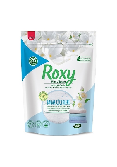 Dalan Roxy Bio Clean Matik Sabun Tozu 800GR Bahar Çiçekleri (6 Lı