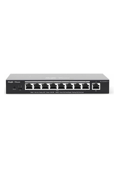Ruijie Reyee RG-ES209GC-P 8 Port PoE 1 Port Uplink Yönetilebilir Switch