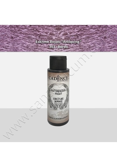 Cadence Eskitme Boyası 70 Ml. 303 Bordeaux Bordo