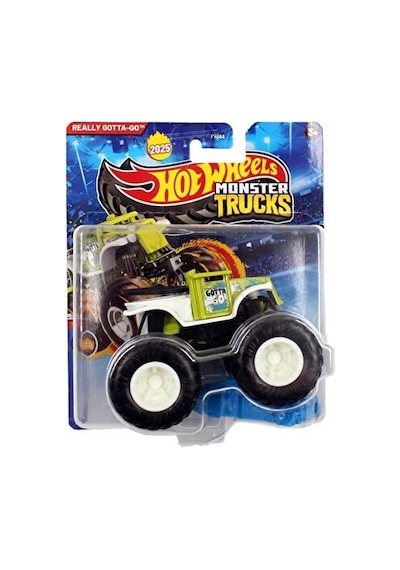 Hotwheels Canavar Araç Fıstık Yeşili Beyaz- Really Gotta-go Nocolor