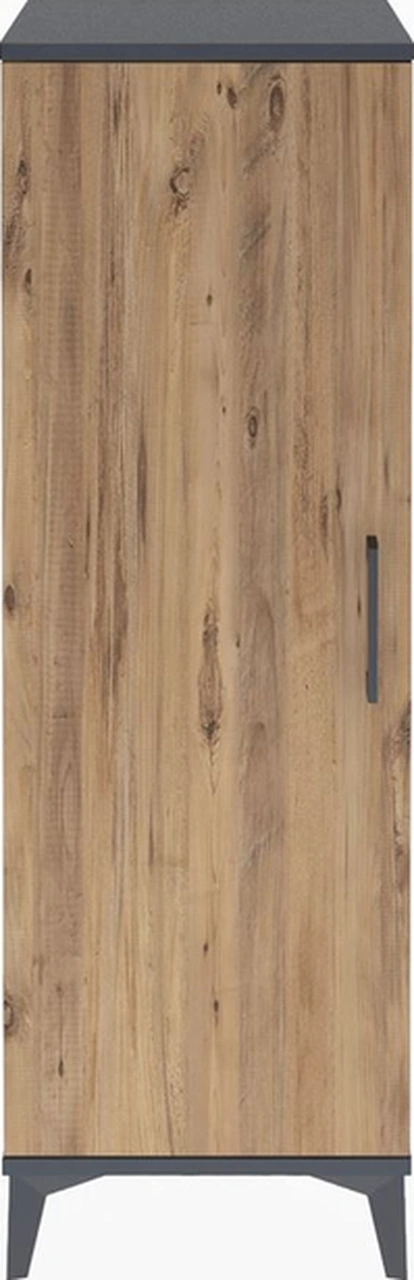 Arges Dolap Tek Kapaklı Tek Askılı 44x30x134 Antrasit-çam Antrasit Arges Dolap Tek Kapaklı Tek Askılı 44x30x134 Antrasit-çam Antrasit