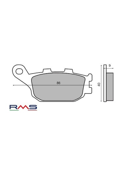 Suzukı Dl 650 V-Storm Xt Abs Arka Fren Balata Rms