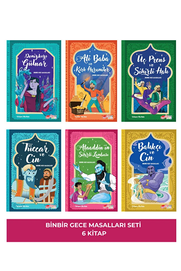 Binbir Gece Masalları Seti-6 Kitap Set