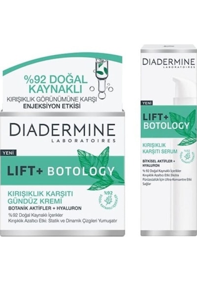 Diadermine Lift+ Botology   Gündüz Kremi 50 ML + Diadermine Lift+ Botology   Serum 40 ML