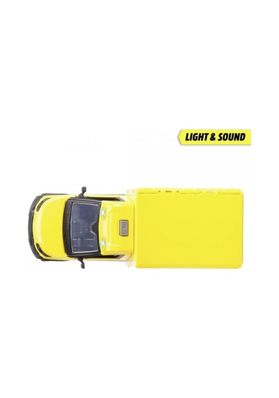 203747020 Dickie Dhl Delivery Set Freewheel Delivery Vehicle Packaging Statio