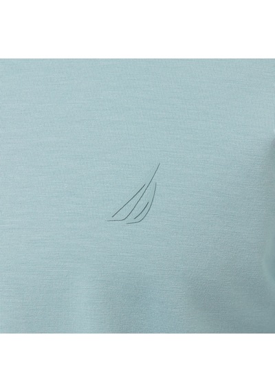 Nautica Erkek Yeşil Regular Fit T-shirt Düz V65361t Yeşil