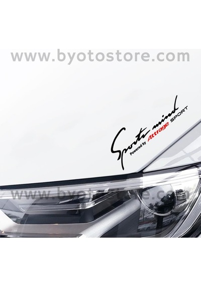 Mitsubishi Attrage Için Sports Mind Oto Sticker