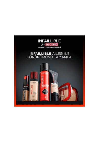 L'oréal Paris Infaillible 3-second Makyaj Sabitleme Spreyi 150 Ml Profesyonel Etki
