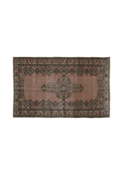 El Dokuması Vintage Yün-pamuk Naturel Halı 7769 175 X 280 Cm Çok Renkli