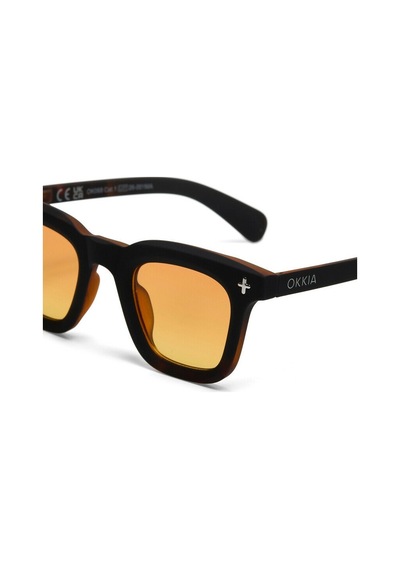 Okkia Firenze Unisex Güneş Gözlüğüsiyah Havana / Lens : Sarı Kahverengi