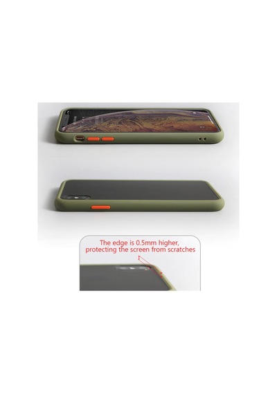 Apple Uyumlu iPhone Xs Max 6.5 Mat Airbag El İzi Yapmayan Kaliteli Kılıf Siyah -