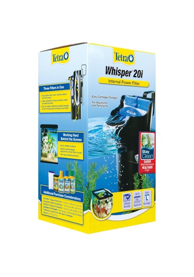Ayrex Tetra Whisper İç Filtre 10 İla 30 Galon, Akvaryumlar İçin, Hava Pompalı Tankta Filtrasyon