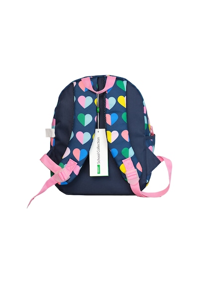 United Colors Of Benetton. Mini Kalp Desenli Kız Çocuk Çocuk Çantası 001