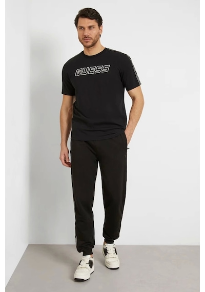 Guess Erkek Logolu T-shirt Xl Siyah
