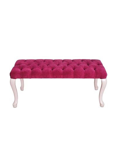 Masifart_Mobilya Masifart Kapri 120 Cm Kapitoneli Bench Puf Beyaz Lake (549289960)