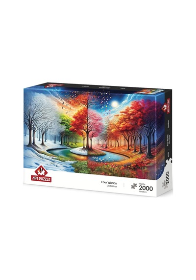 Dört Dünya 2000 Parça Puzzle