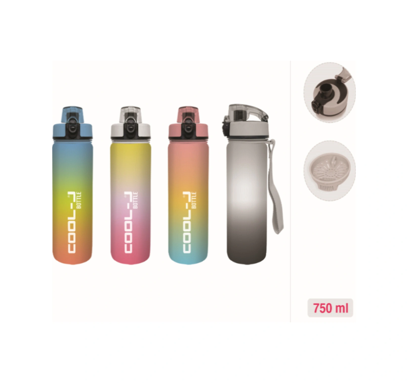 Cool-j Ice Sporcu Matara 750 Ml Pctg Karışık