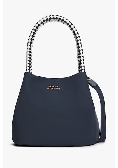 Tommy Hilfiger Th Marına Bucket Nylon Kadın Mavi Çanta - Aw0aw18831