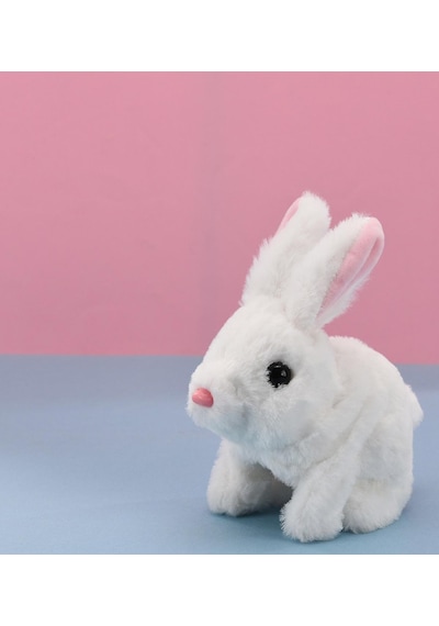 Yürüyen, Sesli Hareketli Sevimli Peluş Bunny Tavşan - Sweet Bunny 001