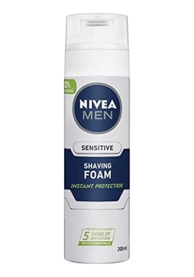 Men Erkek Hassas Tıraş Köpüğü 200 Ml, Hassas Ciltlere Özel Hızlı Koruma, Yanma Karşıtı, Alkolsüz Formül