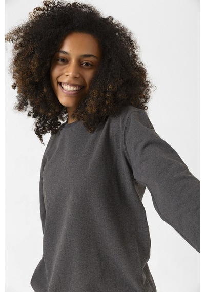 Füme Basic Kadın 2 İplik Sweatshirt 001