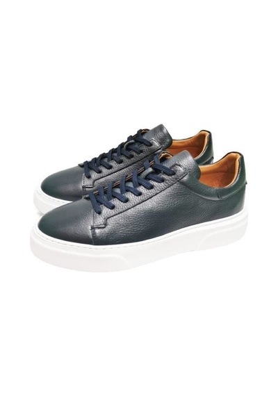 Deri Erkek Sneaker Siyah