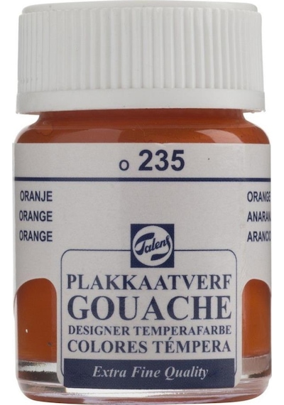 Talens Guaj Boya Cam Şişe 16Ml 235 Orange