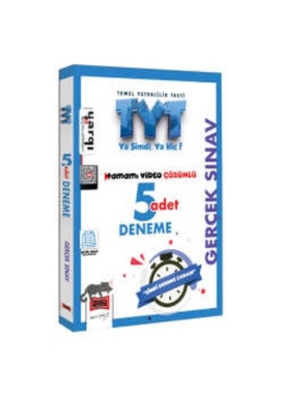 Yargı Yayınları Tyt Tamamı Video Çözümlü 5 Deneme Sınavı