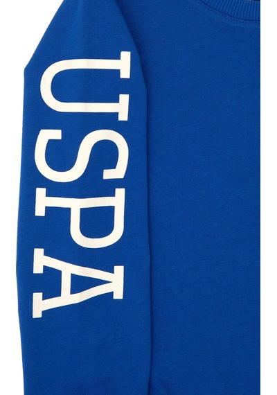 U.S. Polo Assn. Erkek Çocuk Mavi Basic Bisiklet Yaka Sweatshirt 50313831-VR212 U.S. Polo Assn. Erkek Çocuk Mavi Basic Bisiklet Yaka Sweatshirt 50313831-VR212