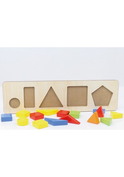 Ahşap Parça Bütün Geometrik Şekiller